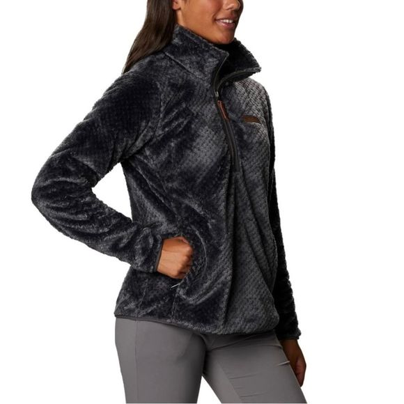 Columbia Jackets & Blazers - SOLD Columbia Fire Side Gray Super Warm Cozy Sherpa 1/4 Zip Pullover Jacket SZ M
